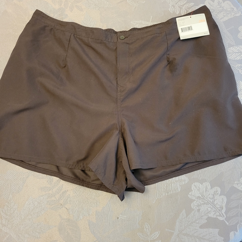 Liz Claiborne Woman's  Brown  Shorts Size 24W